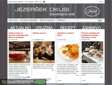 Tablet Screenshot of okusi.jezersek.si